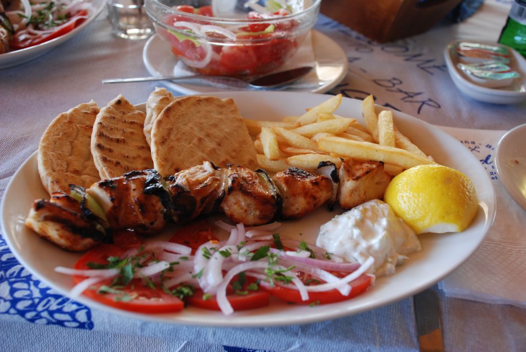 Souvlaki auf Skiathos